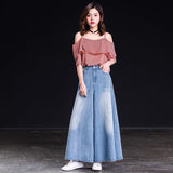 Nukty Korean Streetwear Women Women's High Waist Jeans Woman Harajuku Fashion Denim Pants Jean Baggy Clothes Vintage Clothing Urban