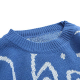 Nukty Japanese Harajuku Vintage Sweater Men Autumn Winter New Cartoon Loose Knitted Sweater Hip Hop Streetwear Knitwear Pullovers