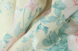 Nukty Women Summer Fashion Sweet Floral Print Mini Dress Vintage Square Collar Chic Wood Ear Princess Dresses