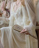 Nukty French Sweet Vintage Fairy Dress Women Autumn Lace Sexy Casual Korean Dress Female Court Chiffon Elegant Long Strap Dresses