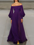 Nukty Summer New Ladies Dress Temperament Fashion Sexy Chiffon Long Skirt Solid Color Simple Dress Party Fairy Skirt