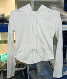 Nukty Sun-proof Jackets Women Cropped Slim Hooded Thin Summer Sporty Tender Sexy Basic Fashion All-match Casual New Arrival Ins Mujer