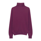 Nukty Winter High Quality Wwomen's Wool Sweater Solid Color High-neck Pullover Long-sleeved Knit Top