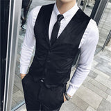 Nukty New Trendy Silver Velvet Men Suits Nothched Lapel Three Pieces Formal Prom Blazers For Male Hot Sale Mens Sim Fit Suits Set