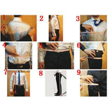 Nukty Navy Blue 2 Piece Slim Fit Business Men Suit Stripe Groom Wedding Tuxedo Custom Skinny Prom Wedding Business Suit