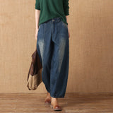 Nukty Casual Pants Flare Jeans Woman Women's Wide Trousers Urban Jean Baggy Clothes Spring Womens Fashion Vintage Clothing Pant