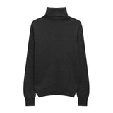 Nukty Winter High Quality Wwomen's Wool Sweater Solid Color High-neck Pullover Long-sleeved Knit Top