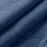NUKTY Summer Men Cotton Linen Blouse Casual Solid Color Short Sleeve Cotton Linen Button Down Beach Loose Holiday Shirt Comfortable