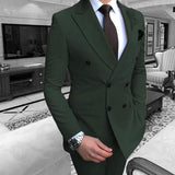 Nukty Men Suits Army Green Formal Business Wedding Suits For Men Best Man Blazer Groom Tuxedos Slim Fit Costume Homme Mariage