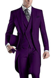 One Button Light Blue Plaid Wedding Groom Tuxedos Peak Lapel Groomsmen Mens Dinner Prom Suits (Jacket+Pants+Vest+Tie) NO:1476
