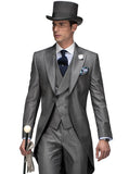One Button Light Blue Plaid Wedding Groom Tuxedos Peak Lapel Groomsmen Mens Dinner Prom Suits (Jacket+Pants+Vest+Tie) NO:1476