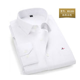 NUKTY  reserva aramy New men shirt Long Sleeve Men Dress Shirt Fashion Male Business Formal Wear Office Working Shirts white shirt