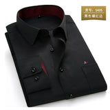 NUKTY  reserva aramy New men shirt Long Sleeve Men Dress Shirt Fashion Male Business Formal Wear Office Working Shirts white shirt