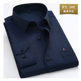 NUKTY  reserva aramy New men shirt Long Sleeve Men Dress Shirt Fashion Male Business Formal Wear Office Working Shirts white shirt
