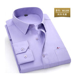 NUKTY  reserva aramy New men shirt Long Sleeve Men Dress Shirt Fashion Male Business Formal Wear Office Working Shirts white shirt