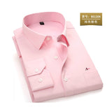 NUKTY  reserva aramy New men shirt Long Sleeve Men Dress Shirt Fashion Male Business Formal Wear Office Working Shirts white shirt