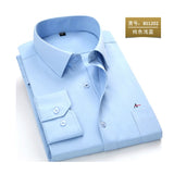 NUKTY  reserva aramy New men shirt Long Sleeve Men Dress Shirt Fashion Male Business Formal Wear Office Working Shirts white shirt