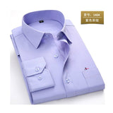 NUKTY  reserva aramy New men shirt Long Sleeve Men Dress Shirt Fashion Male Business Formal Wear Office Working Shirts white shirt