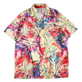 Men Hawaiian Shirts Summer Turn-down Collar Shirts Streetwear Hip Hop Shirts Oversize Ins Style Unisex Shirt