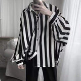 NUKTY  streetwear Harajuku blouse couple shirt women men Clothing Blouses bf long shirts spring autumn turn-down collar casual Top