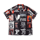 WACKO MARIA Shirt Portrait printing Men Women 1:1 Top Tees Fashion Streetwear Shirts