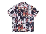 WACKO MARIA Shirt Portrait printing Men Women 1:1 Top Tees Fashion Streetwear Shirts