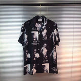 WACKO MARIA Shirt Portrait printing Men Women 1:1 Top Tees Fashion Streetwear Shirts