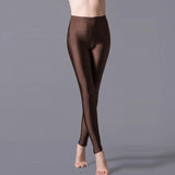 Nukty Neon Leggings Women Multiple Color Black Legging Skinny High Elastic Pants Casual Fluorescent Shiny Pant Leggings