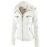 Winter Faux Leather Jacket Women Casual Basic Coats Plus Size 7XL Ladies Basic Jackets Waterproof Windproof Coats Female