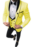 NUKTY  Men's Suit Fashion Formal Business Slim Fit 3-Pieces White Blazers Burgundy Pant Men's Tuxedo Wedding Men Suits Groom Suit
