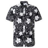 Nukty Summer Pure Cotton Mens Hawaiian Shirt Printed Short Sleeve Big Us Size Hawaii Flower Beach Floral Patterns