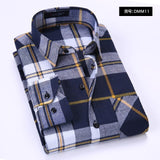 Nukty Plaid Shirt New Autumn Winter Flannel Red Checkered Shirt Men Shirts Long Sleeve Chemise Homme Cotton Male Check Shirts