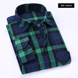 Nukty Plaid Shirt New Autumn Winter Flannel Red Checkered Shirt Men Shirts Long Sleeve Chemise Homme Cotton Male Check Shirts