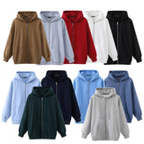 Oversize Women Thick Warm Hooded Jackets Winter Fashion Ladies Soft Cotton Long Coats Vintage Girls Chic Minimalism