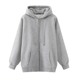Oversize Women Thick Warm Hooded Jackets Winter Fashion Ladies Soft Cotton Long Coats Vintage Girls Chic Minimalism