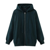 Oversize Women Thick Warm Hooded Jackets Winter Fashion Ladies Soft Cotton Long Coats Vintage Girls Chic Minimalism