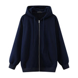 Oversize Women Thick Warm Hooded Jackets Winter Fashion Ladies Soft Cotton Long Coats Vintage Girls Chic Minimalism