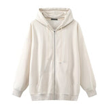 Oversize Women Thick Warm Hooded Jackets Winter Fashion Ladies Soft Cotton Long Coats Vintage Girls Chic Minimalism
