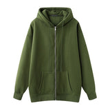 Oversize Women Thick Warm Hooded Jackets Winter Fashion Ladies Soft Cotton Long Coats Vintage Girls Chic Minimalism
