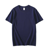New Summer 100% Cotton Men's T Shirt Casual Short Sleeve Black White Pink Gray Basic T Shirts Daily Casual Tops Tees 4XL