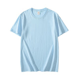 New Summer 100% Cotton Men's T Shirt Casual Short Sleeve Black White Pink Gray Basic T Shirts Daily Casual Tops Tees 4XL