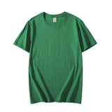 New Summer 100% Cotton Men's T Shirt Casual Short Sleeve Black White Pink Gray Basic T Shirts Daily Casual Tops Tees 4XL