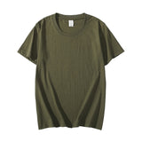 New Summer 100% Cotton Men's T Shirt Casual Short Sleeve Black White Pink Gray Basic T Shirts Daily Casual Tops Tees 4XL