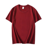 New Summer 100% Cotton Men's T Shirt Casual Short Sleeve Black White Pink Gray Basic T Shirts Daily Casual Tops Tees 4XL