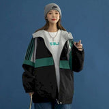 Women's jackets wear both sides in spring and autumn new Korean loose jacket women's thin all-match Japanese bf wind jacket