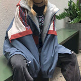 Women's jackets wear both sides in spring and autumn new Korean loose jacket women's thin all-match Japanese bf wind jacket