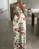 Nukty Women Studded Cutout Ruched Wide Leg Jumpsuit New Elegant Round Neck Sleeveless Long Pants Office Lady Casual Clothing New