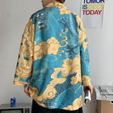 Japanese shirt men kimono Chinese kimono geisha new arrival Japanese street clothing harajuku kimono