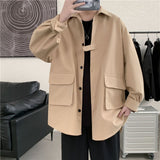 Men's Long Sleeve Solid Shirts Fashion Woman Casual Oversize Tops Male Shirts Clothing Streetwear