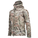 Men's jacket Outdoor Soft Shell Fleece Men's And Women's Windproof  Waterproof Breathable And Thermal Three In One Youth Hooded